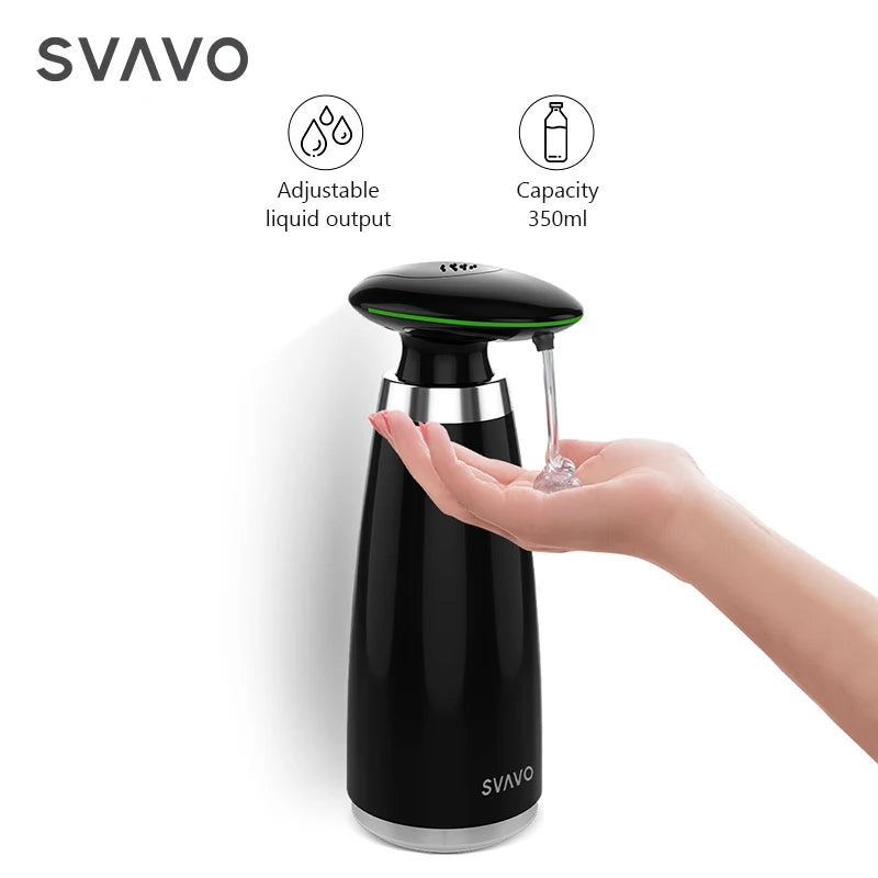 SVAVO V - 473 自動感應皂液器 - 350ml 免接觸式黑白兩色選