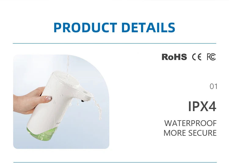 SVAVO V-370 自動泡沫皂液器 - 280ml 免接觸式 黑白兩色可選