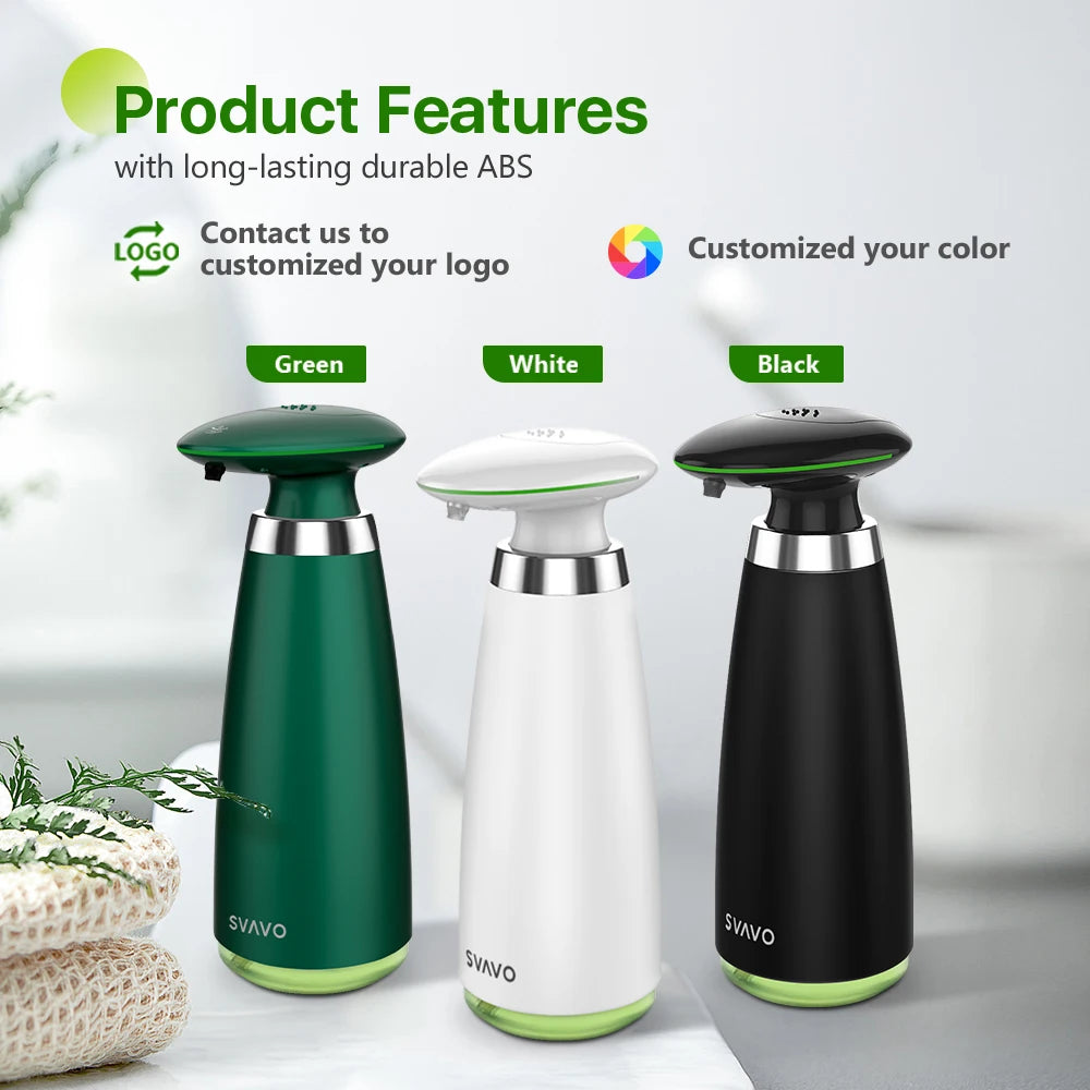 SVAVO V - 473 自動感應皂液器 - 350ml 免接觸式黑白兩色選
