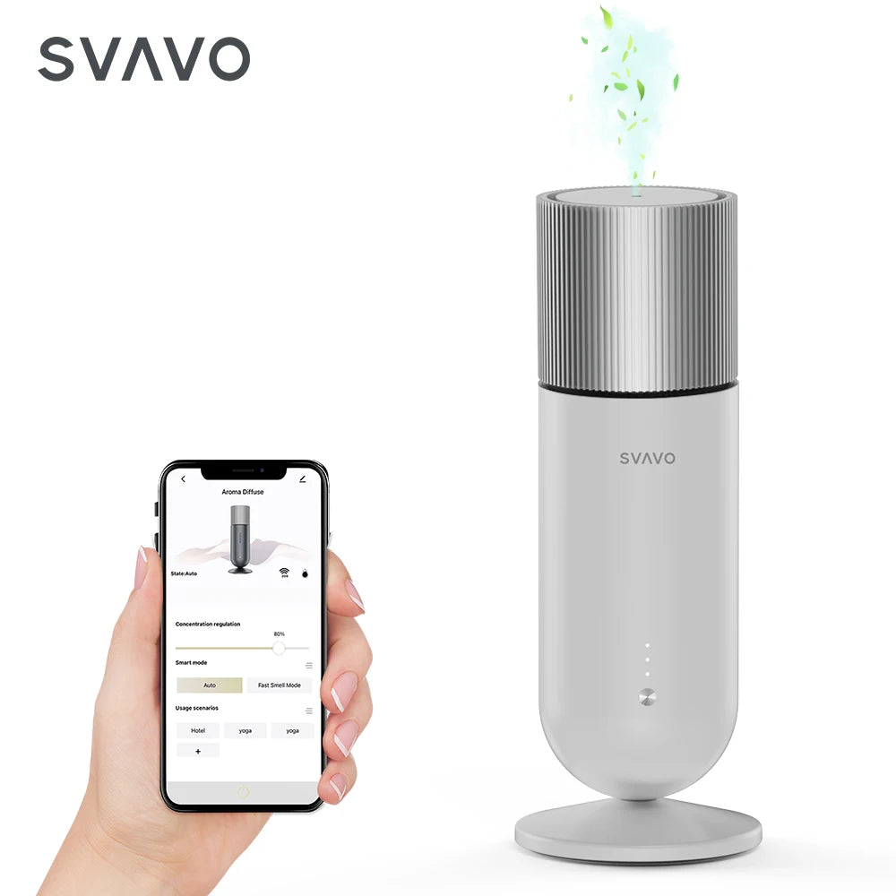 SVAVO PL-151091 桌面式空氣淨化香薰機 - Type-C 供電 觸控 + APP 雙控制 4 色可選