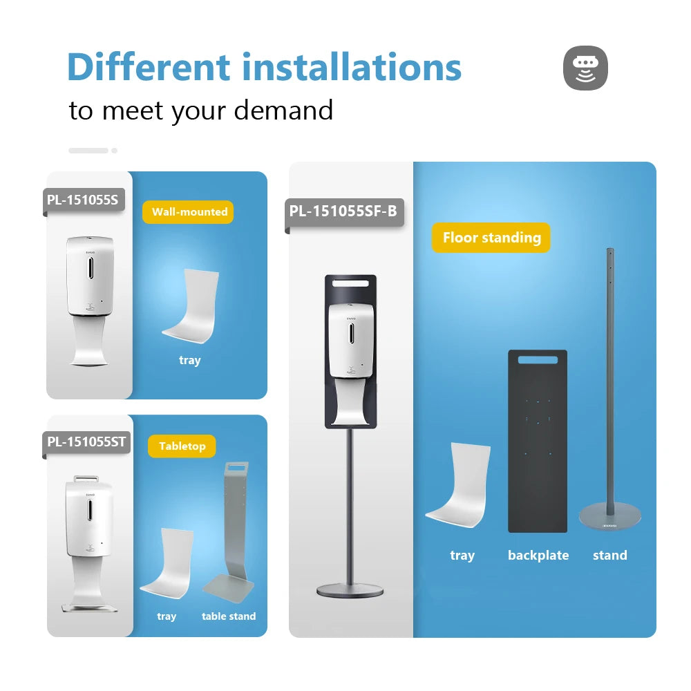 SVAVO PL - 151057 自動噴霧皂液器 - 1000ml 醫用可充 refillable 款