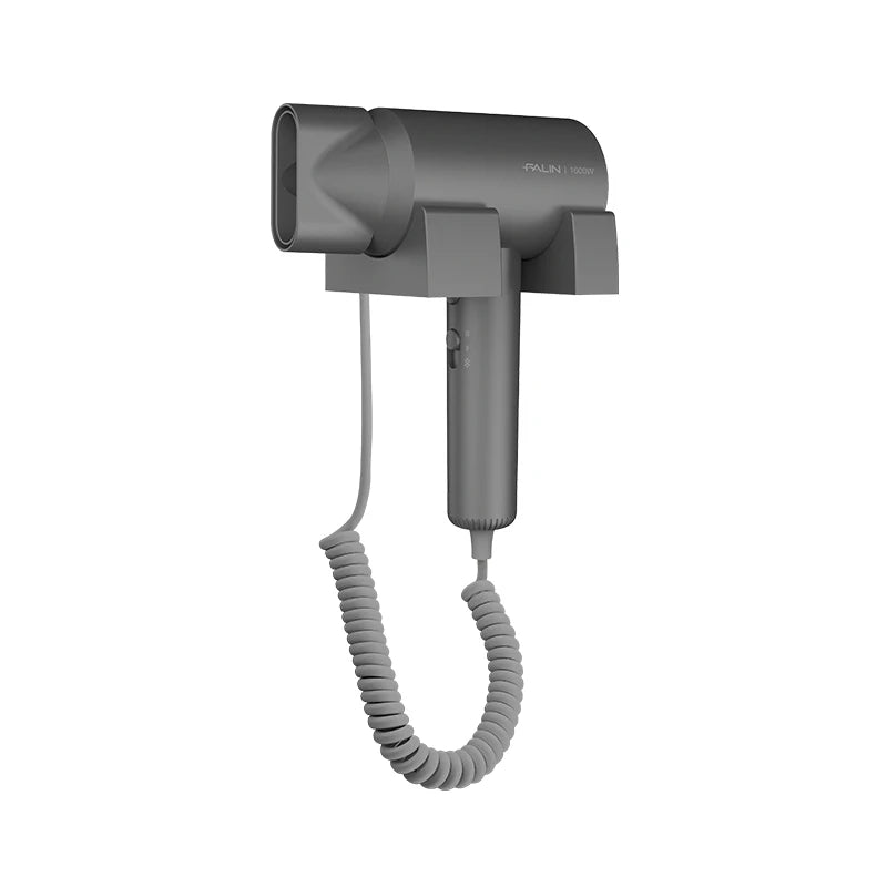 FaLin FL-1017 壁掛式折疊吹風機 - 低輻射高速款 1600W 3 檔調速 黑 / 白 / 灰三色