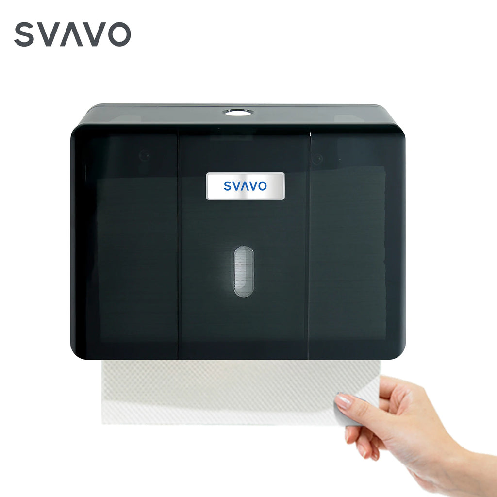 SVAVO V-TH15 壁掛式紙巾架 - 塑料材質 現代風格（16 個 / 箱）