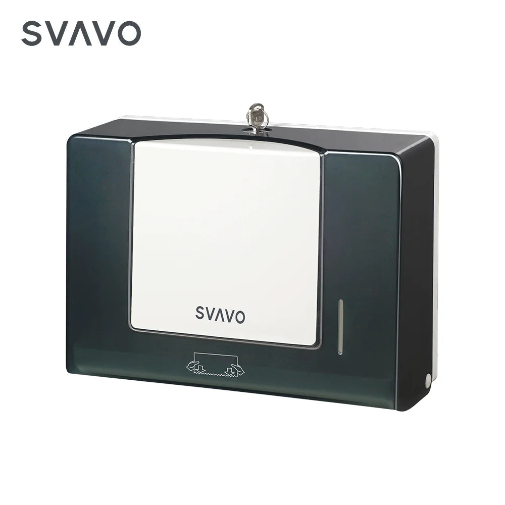 SVAVO VX786 壁掛式紙巾架 - 現代風格 ABS 材質