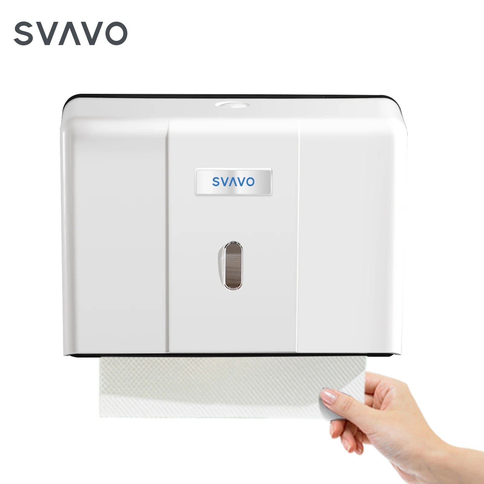 SVAVO V-TH15 壁掛式紙巾架 - 塑料材質 現代風格（16 個 / 箱）