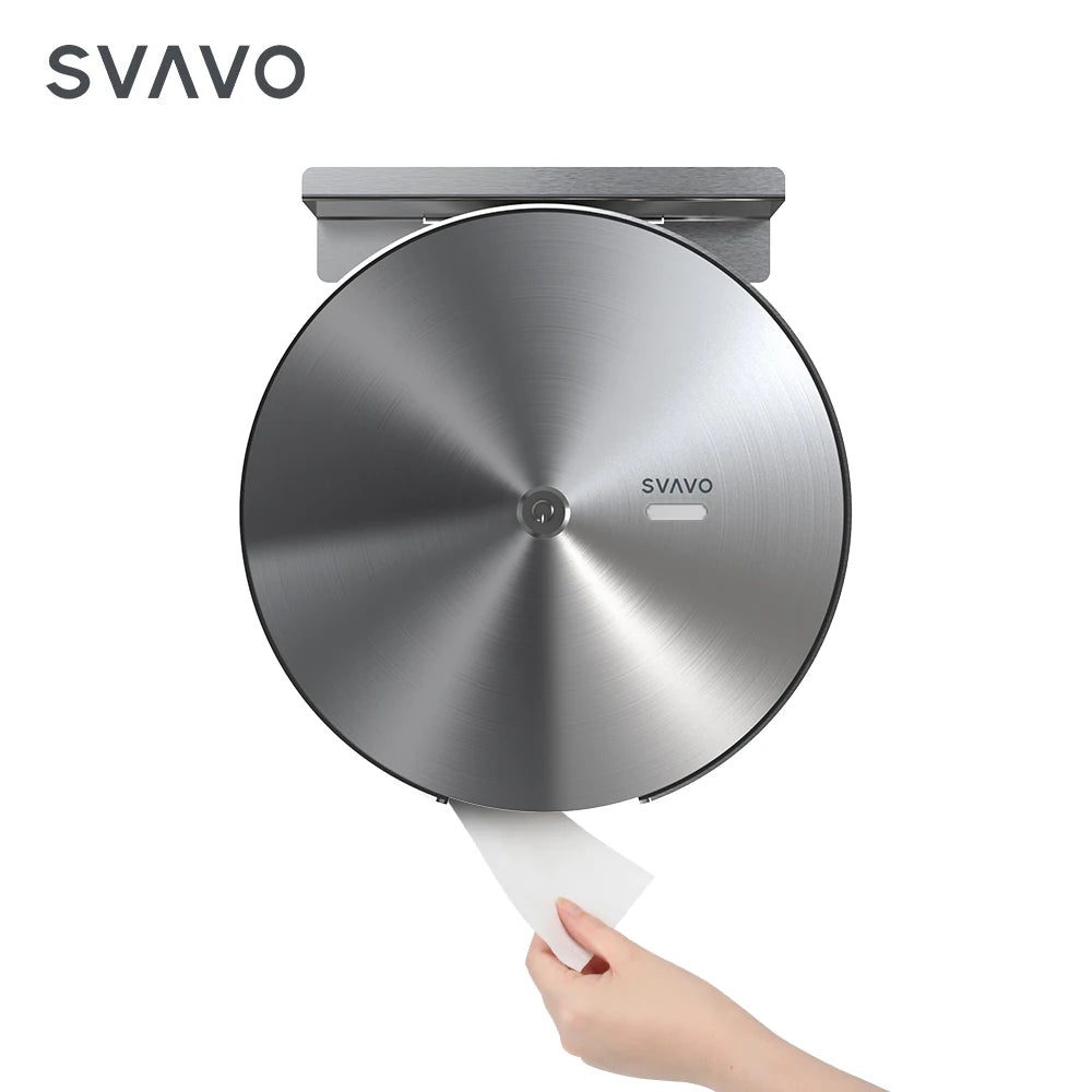 SVAVO SSS-TPD065-S 壁掛式商用不鏽鋼衛生紙分配器 - 現代奢華款