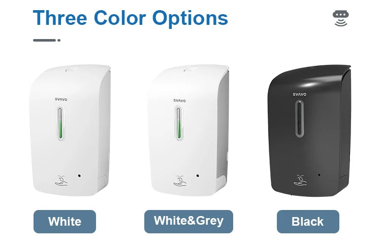 SVAVO PL-151056 自動泡沫皂液器 - 1000ml 大容量 可補充瓶設計