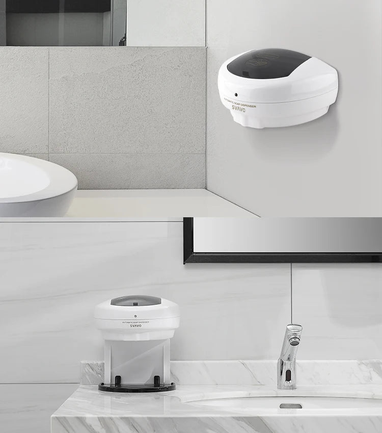 SVAVO V-120 自動皂液器 - 600ml 白色壁掛式