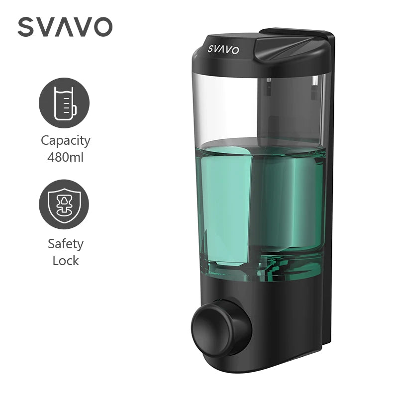 Svavo V-9121 泡沫沫皂液器 - 沐浴乳分配瓶 手動按壓式