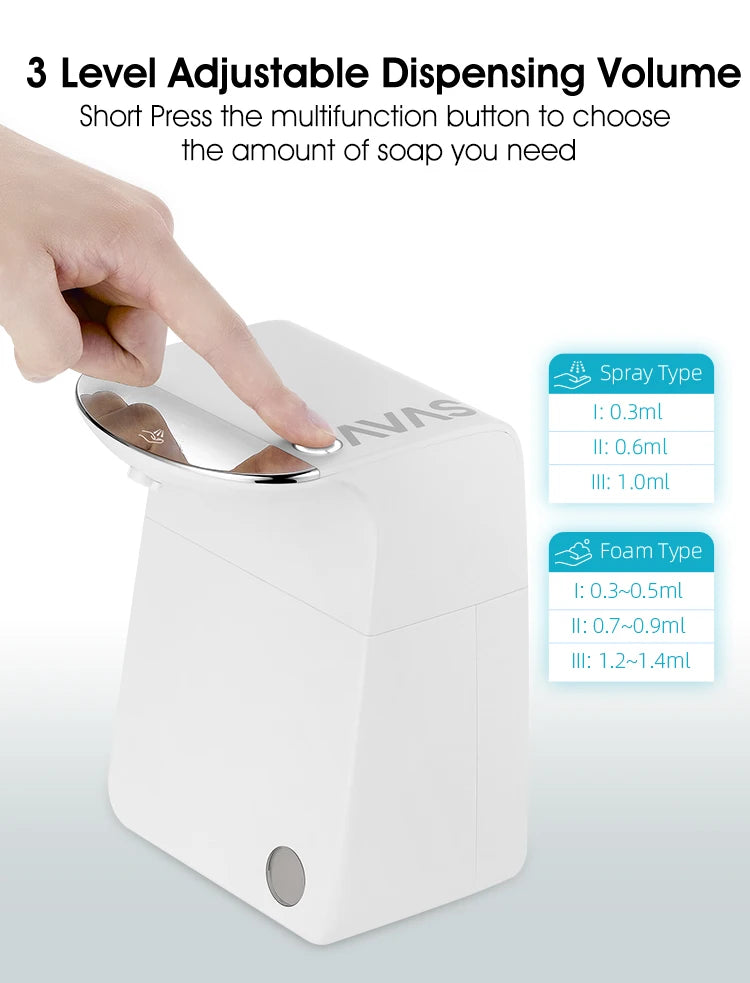 SVAVO OS - 0480 自動泡沫皂液器 - 950ml 時尚款