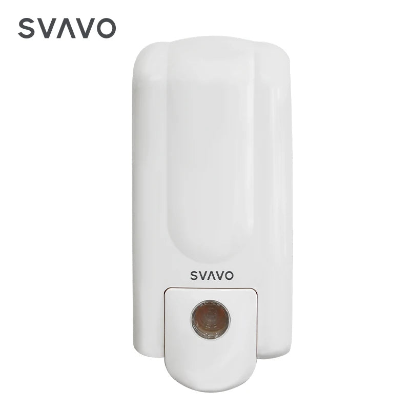 SVAVO V-730 手動液體皂液器 - 1000ml 壁掛式 現代白色款