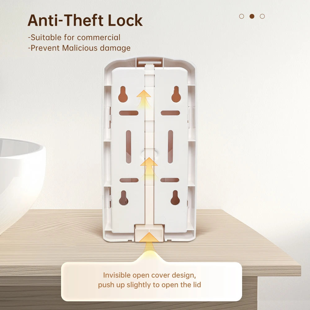 SVAVO V-730 手動液體皂液器 - 1000ml 壁掛式 現代白色款