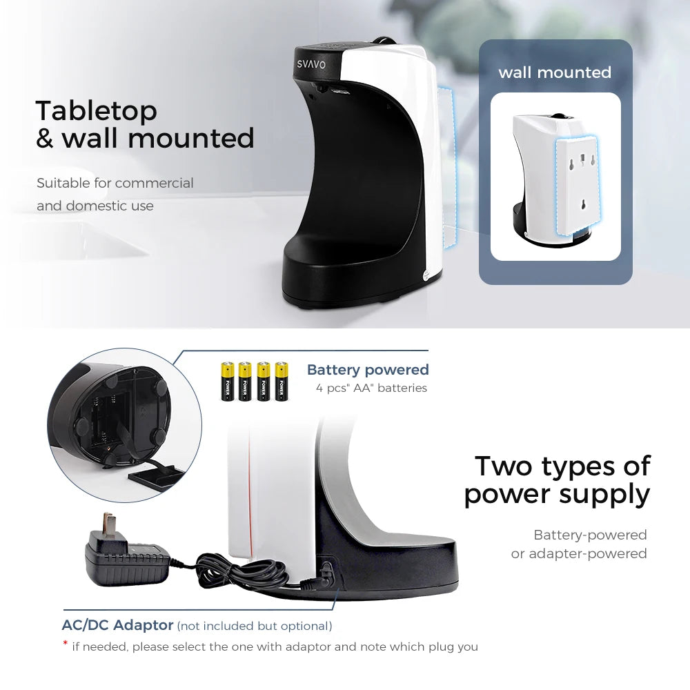 SVAVO ZM - 046FM 自動泡沫皂液器 - 800ml 時尚現代款