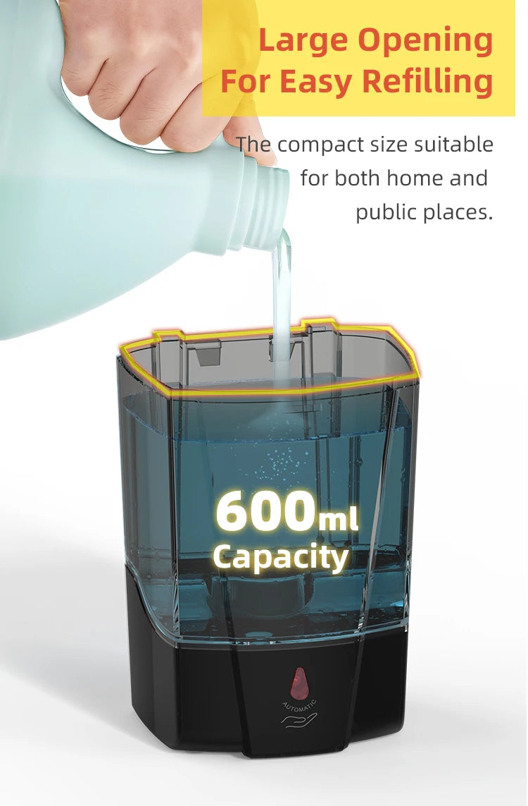 SVAVO V-410 自動液體皂液器 - 600ml 壁掛式現代款