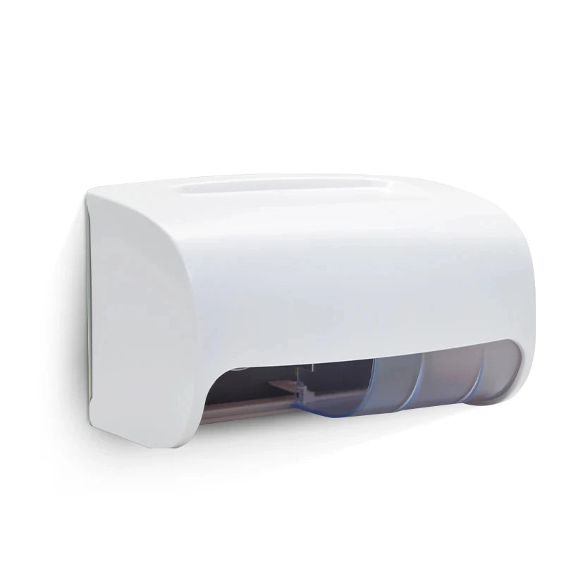 SVAVO PL - 151067 壁掛式雙卷紙巾架 - ABS 塑料 現代簡約風 多色可選