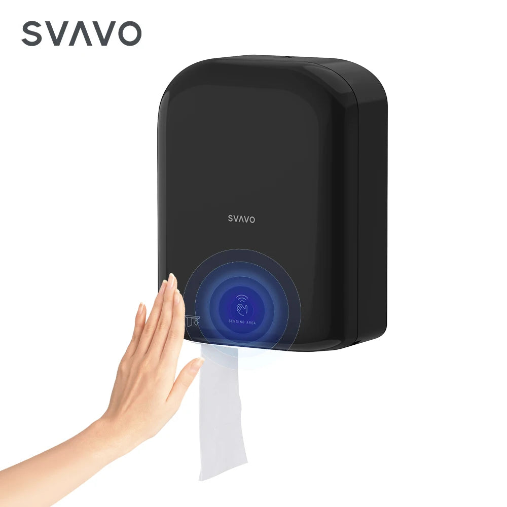 SVAVO ZM-016 壁掛式感應自動切斷衛生紙分配器 - ABS 材質 現代款 多色可選