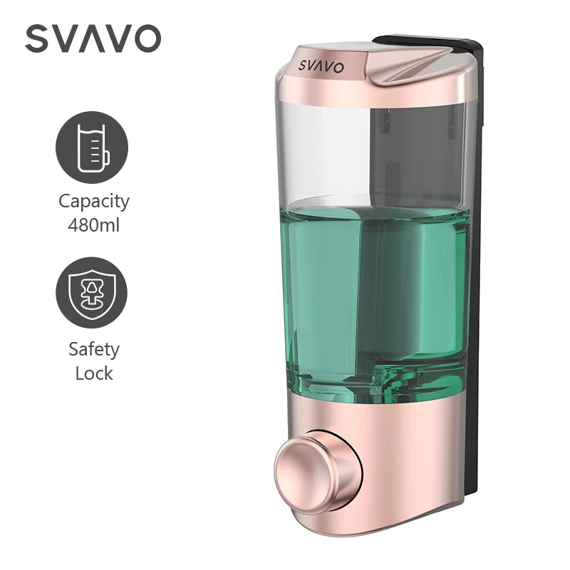 Svavo V-9121 泡沫沫皂液器 - 沐浴乳分配瓶 手動按壓式
