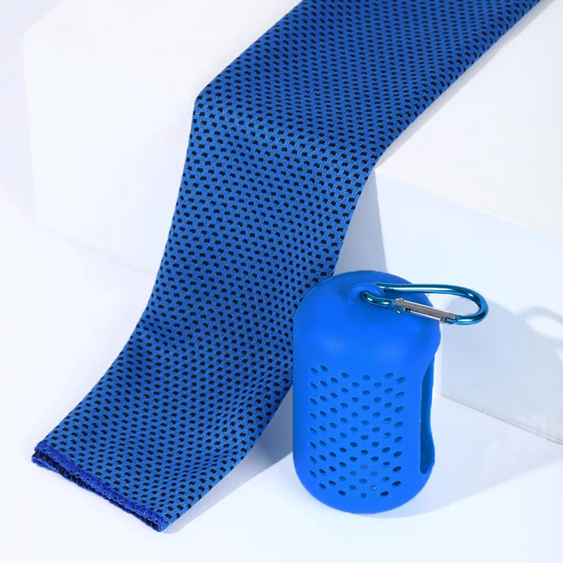 促销定制运动毛巾户外健身凉爽感运动毛巾带标志微纤维运动毛巾定制标志