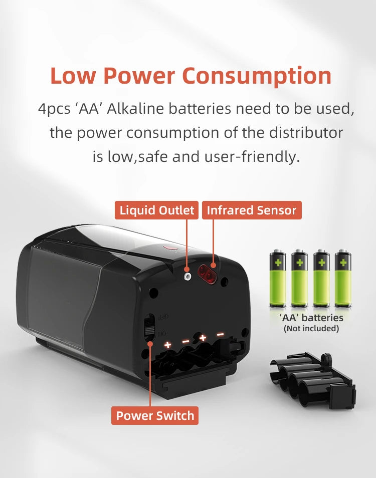 SVAVO V-410 自動液體皂液器 - 600ml 壁掛式現代款