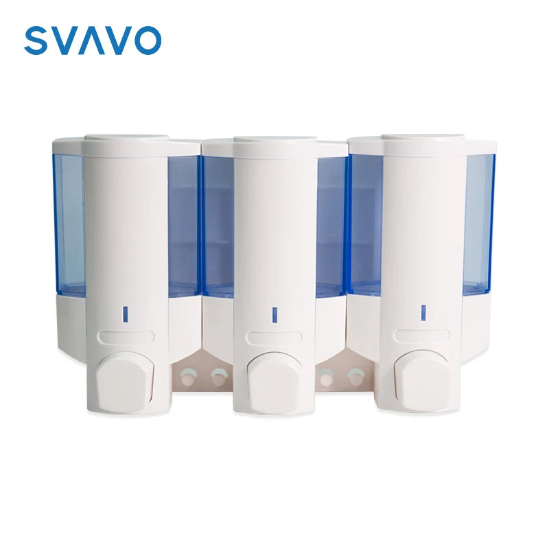 SVAVO V-6103 三頭皂液器 - 洗髮精沐浴乳分配器
