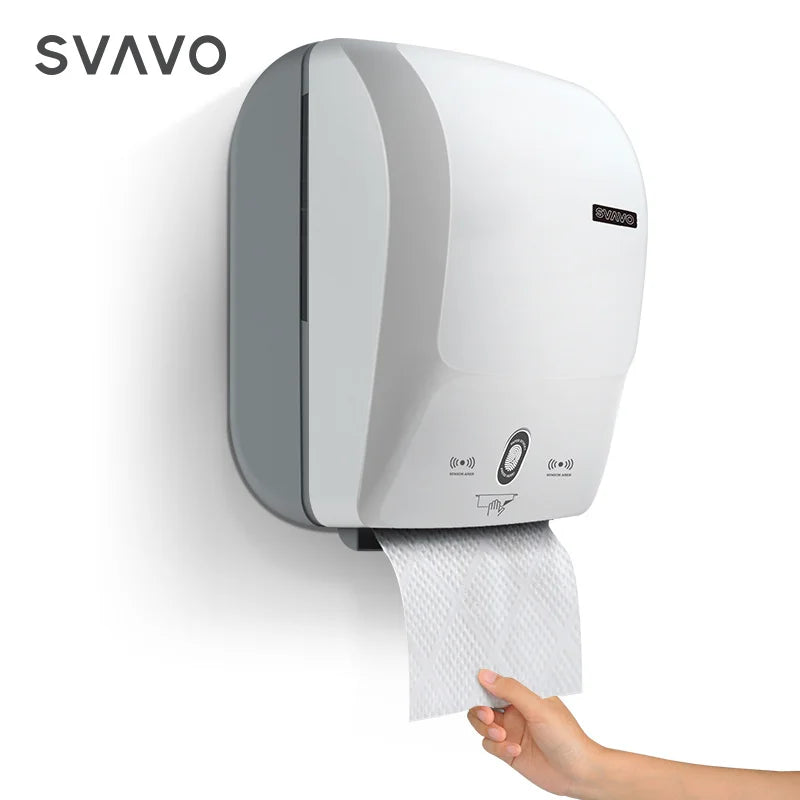 SVAVO PL-151063 壁掛式無接觸自動紙巾分配器 - ABS 材質 現代簡約風