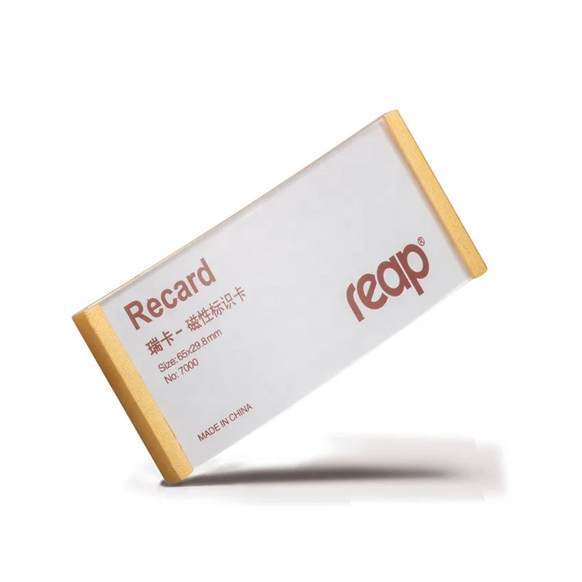 reap 7202 可替換內頁磁吸胸牌 商務辦公會議姓名名牌 65×30mm