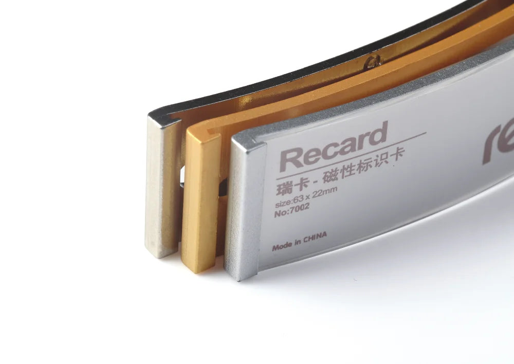 reap 7202 可替換內頁磁吸胸牌 商務辦公會議姓名名牌 65×30mm