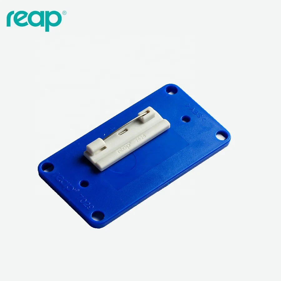 reap7261 ABS 別針胸牌套 接待服務業可換紙姓名名牌 適用 75×37mm 內頁