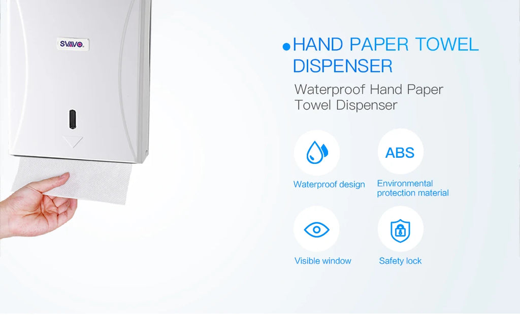 SVAVO V - TH13 壁掛式紙巾架 - 塑料材質 現代風格（12 個 / 箱）