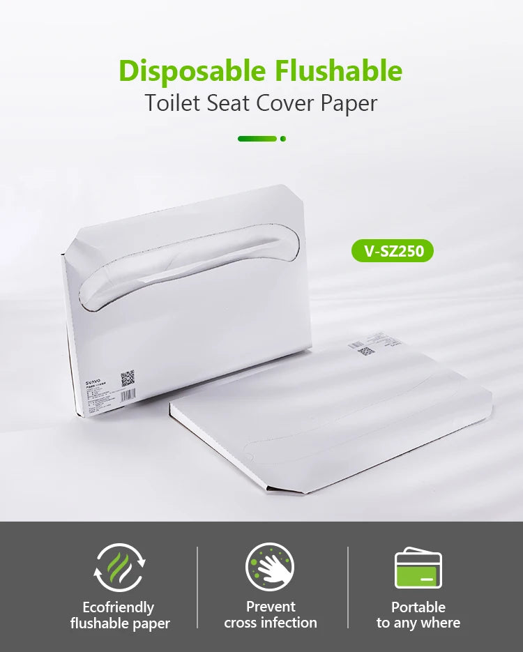 SVAVO V-SZ250 無芯柔軟衛生紙 - 1 層 14gsm 環保可沖散 原木漿材質（L360*W430mm）