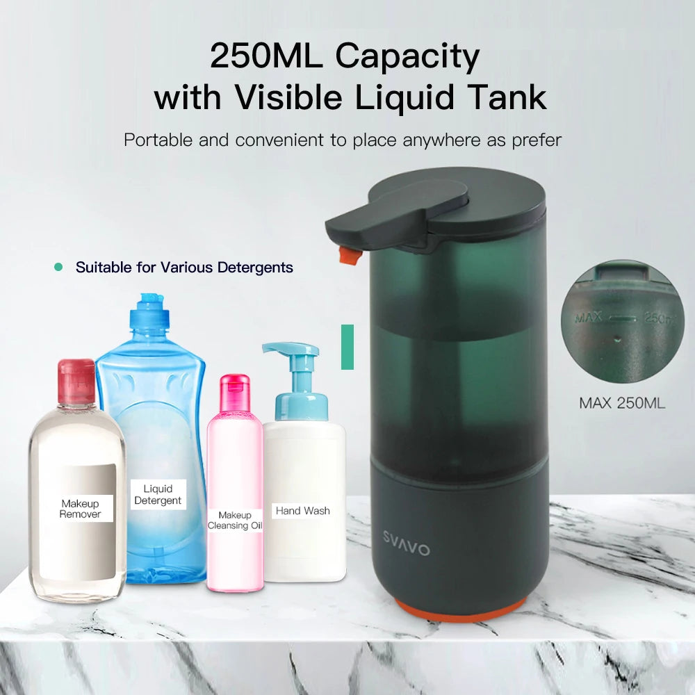 SVAVO V - 475 自動護膚浴室皁液器 - 250ml 多色可選