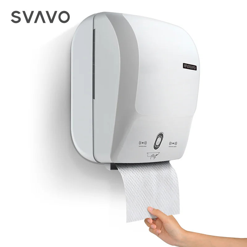 SVAVO PL-151063 壁掛式無接觸自動紙巾分配器 - ABS 材質 現代簡約風