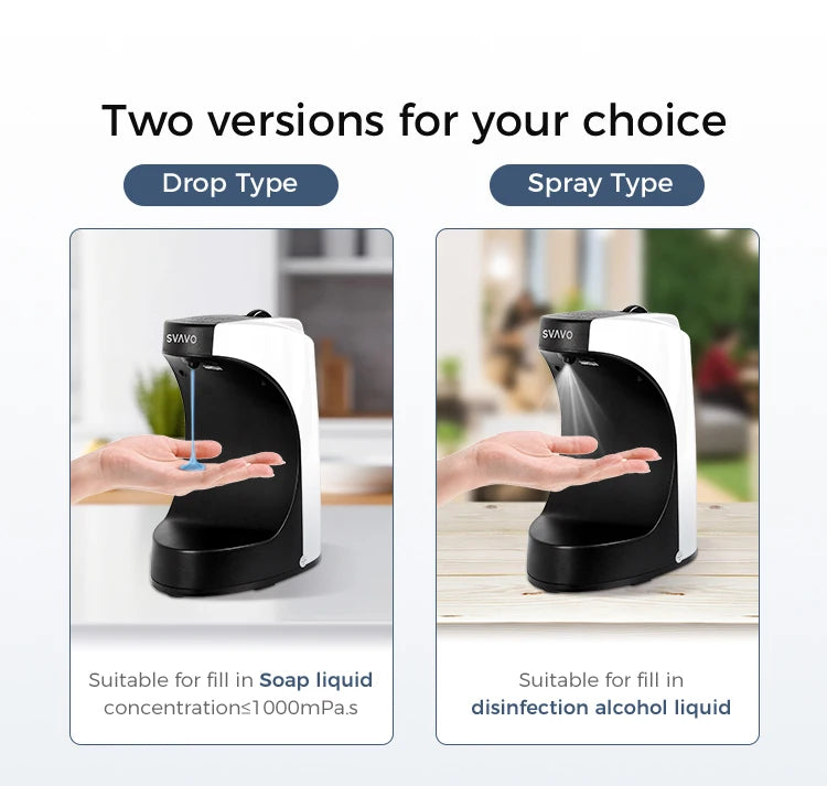 SVAVO ZM - 046FM 自動泡沫皂液器 - 800ml 時尚現代款