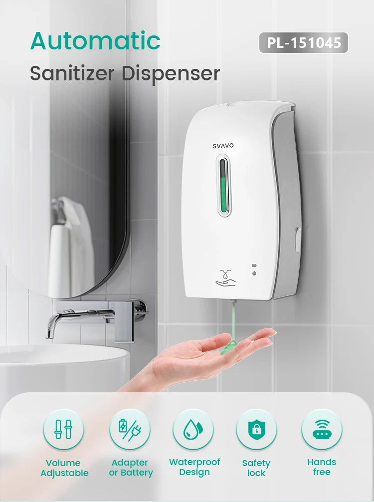 SVAVO PL-151045 自動皂液器 - 600ml 多功能商務款