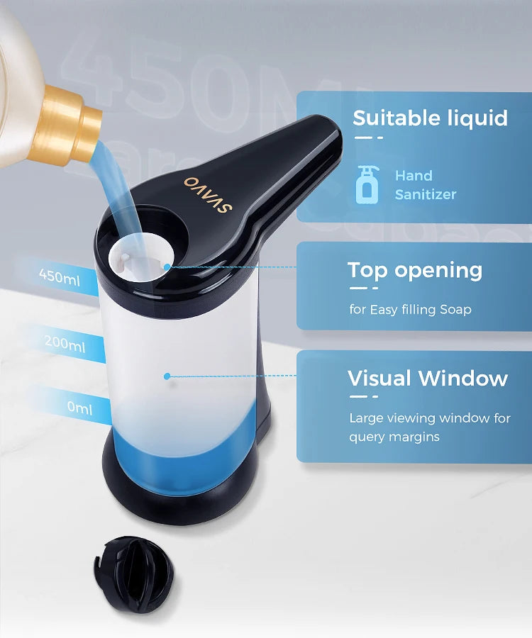 SVAVO V - 472 自動皂液器 - 450ml 現代風格 多色可選