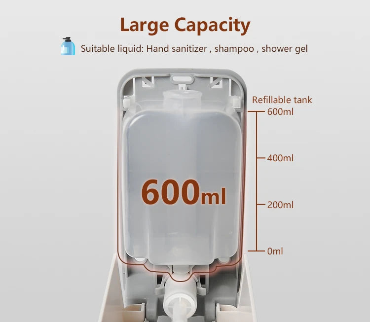 SVAVO VX687 洗手乳分配器 - 600ml 壁掛式液體皂機