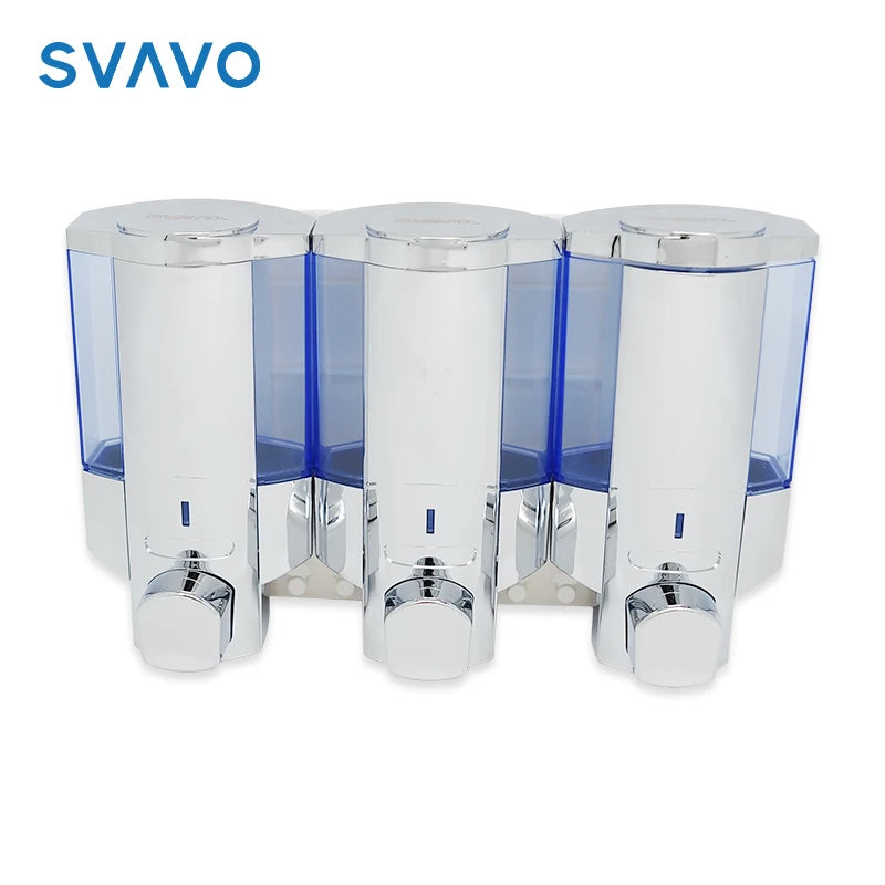 SVAVO V-6103 三頭皂液器 - 洗髮精沐浴乳分配器