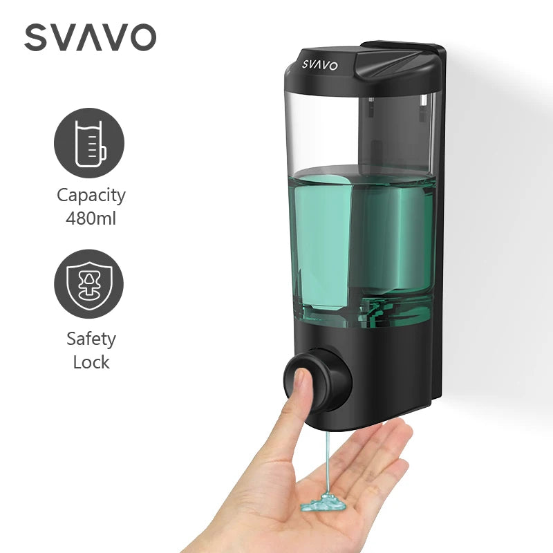 Svavo V-9121 泡沫沫皂液器 - 沐浴乳分配瓶 手動按壓式