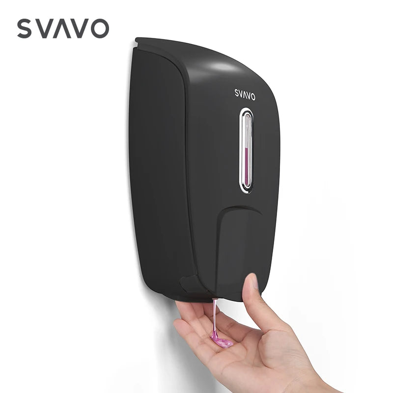 SVAVO PL-151051 手動液體泡沫皂液器 - 800ml 壁挂式 白 / 白 + 灰 / 黑三色可選