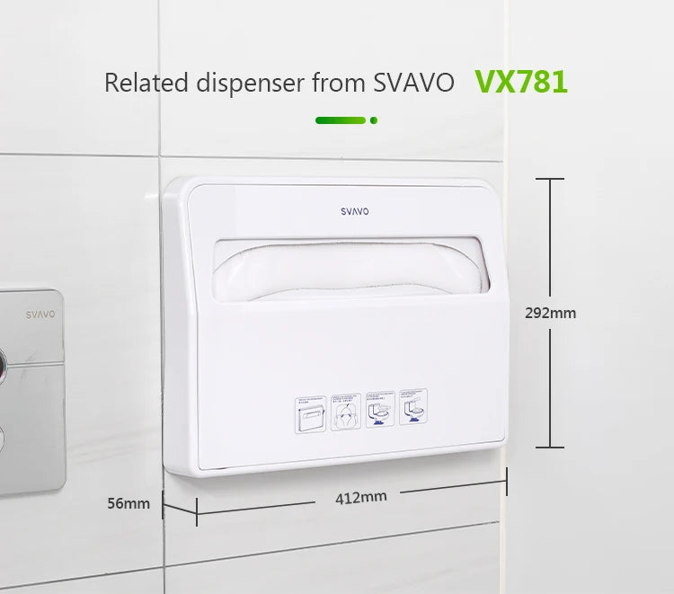 SVAVO V-SZ250 無芯柔軟衛生紙 - 1 層 14gsm 環保可沖散 原木漿材質（L360*W430mm）