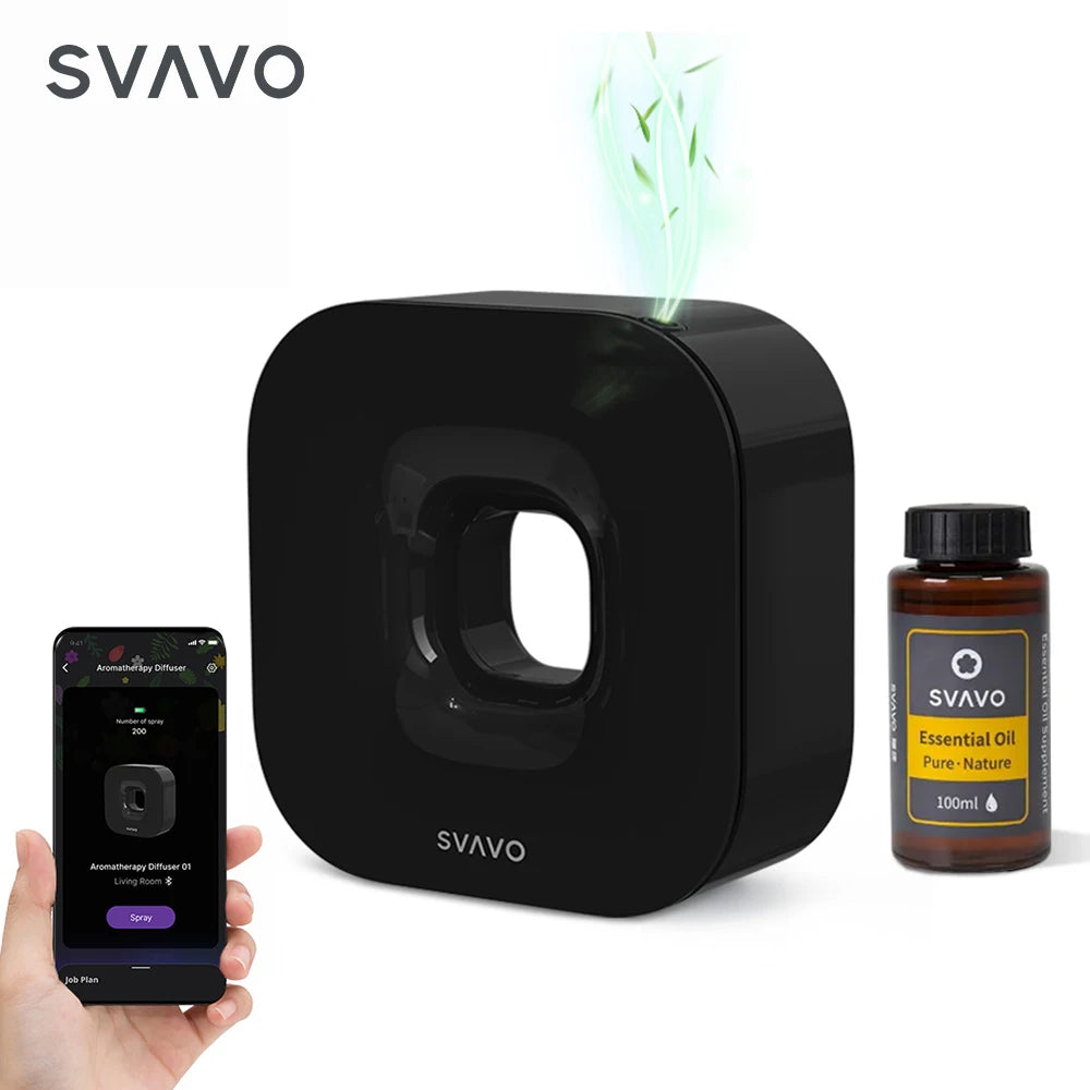 SVAVO PL-151090BL APP 控制無水香薰機 - 51-100mL 容量 壁掛 / 桌面兩用 含電池 + Type-C 供電