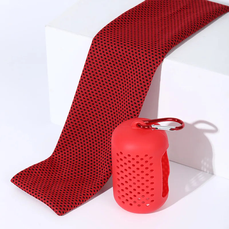 促销定制运动毛巾户外健身凉爽感运动毛巾带标志微纤维运动毛巾定制标志