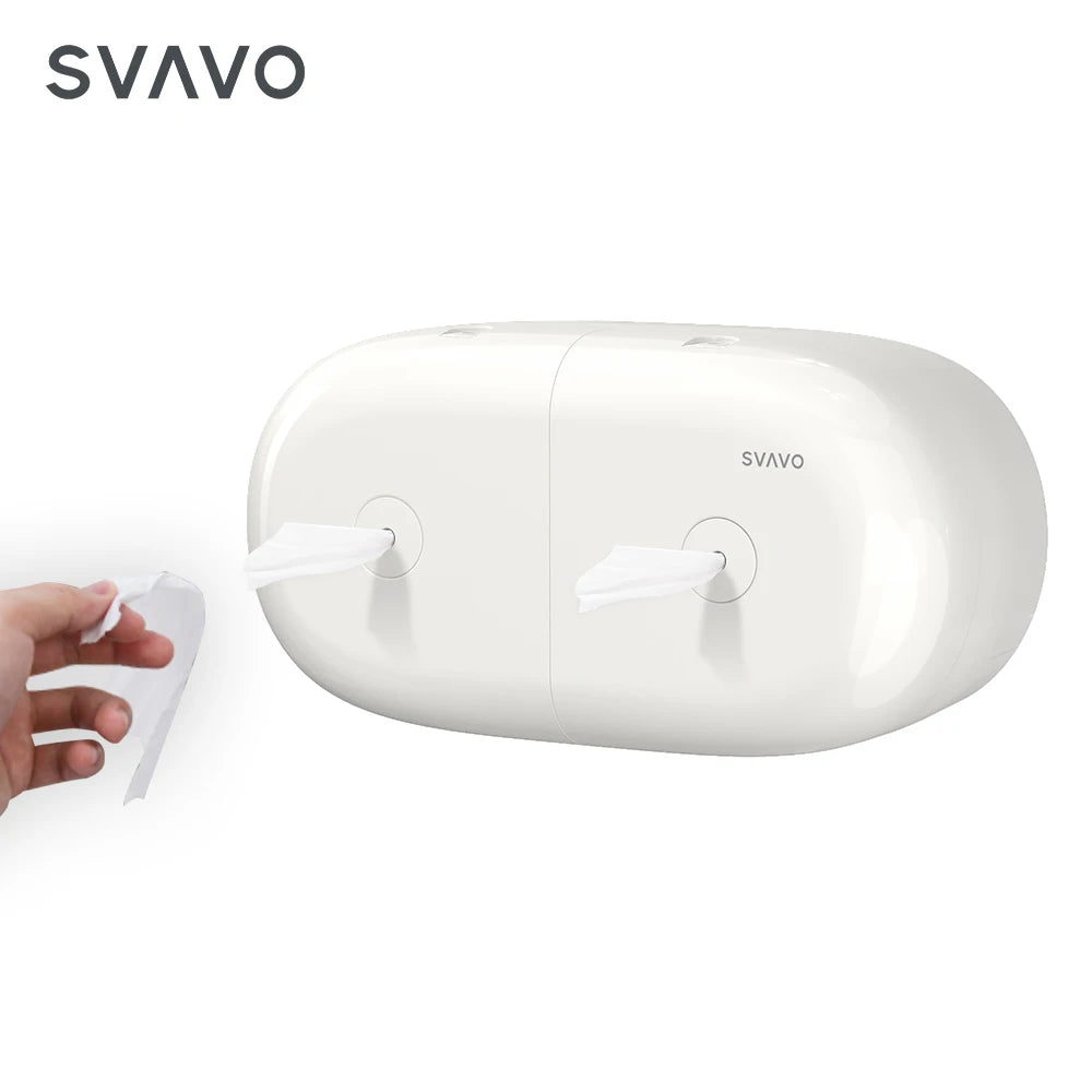 SVAVO ZM-066D 商用浴室壁掛式卷紙架 - 現代簡約款 多色可選