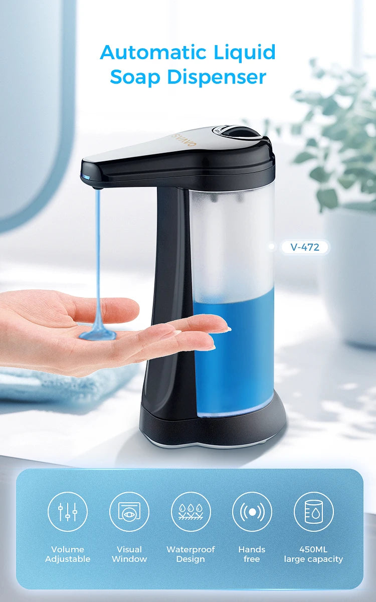 SVAVO V - 472 自動皂液器 - 450ml 現代風格 多色可選