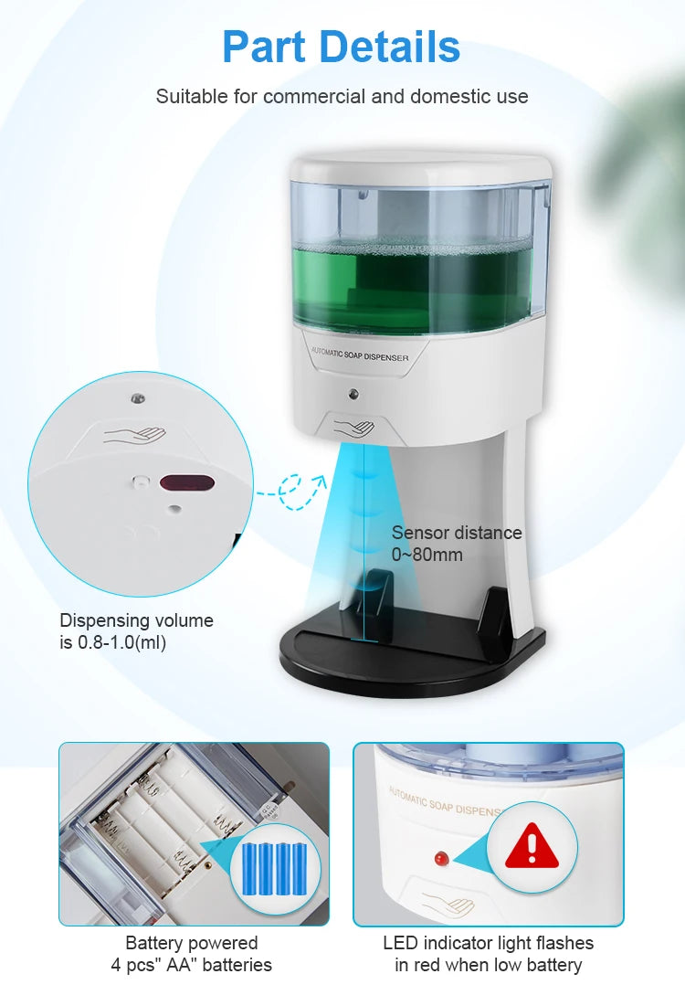 SVAVO V-220 自動感應皂液器 - 壁掛式可補充商用款