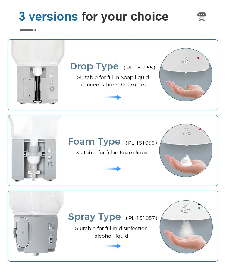 SVAVO PL - 151057 自動噴霧皂液器 - 1000ml 醫用可充 refillable 款