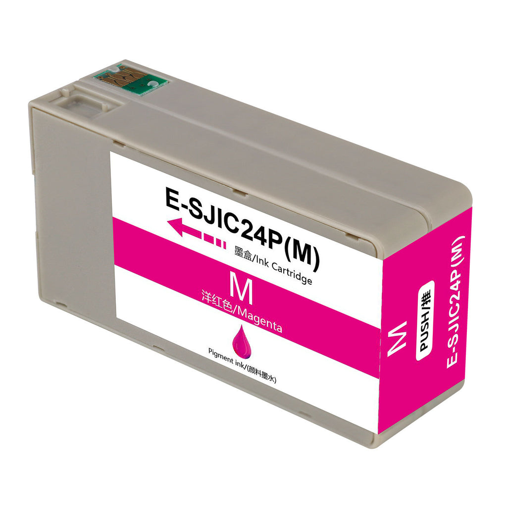 Epson SJIC24P SJIC23P 優質代用噴墨匣｜SJMB3500 維護箱｜TM-C3500 C3520 C3510 標籤機