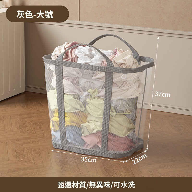 家用大容量可折疊洗衣籃｜壁掛式衛生間浴室臟衣簍 玩具收納桶 衣物整理神器