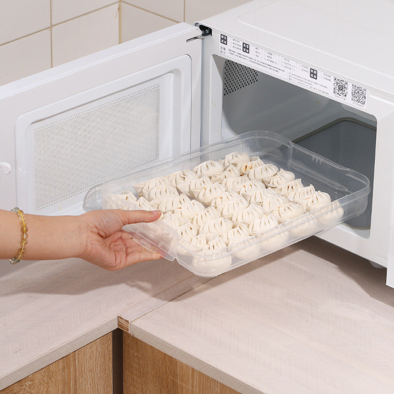 多層水餃保鮮收納盒｜雪櫃冷凍專用 餛飩速凍托盤 廚房儲物不粘底慳位神器