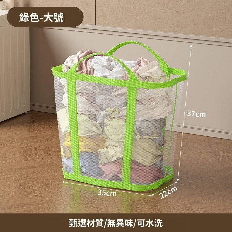 家用大容量可折疊洗衣籃｜壁掛式衛生間浴室臟衣簍 玩具收納桶 衣物整理神器